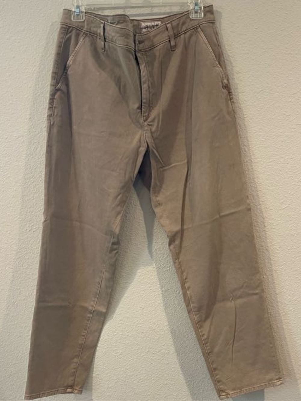 AG Adriano Goldschmied Casual Comfy Mens Washed Tan Denim Slim Fit Pants Size 31